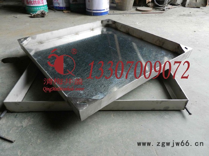 清梅不锈钢盖板、隐形井盖、排水沟盖板、下水道井盖、电力井盖图5