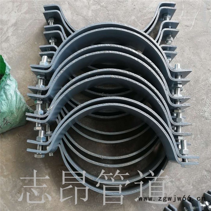 长管夹 保冷管夹   志昂管道 扁钢管夹图2