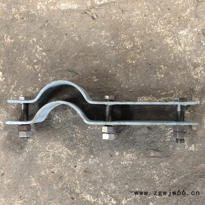 管夹生产厂家 D6型管夹横担 D2三孔短管夹 镀锌管夹 宏茂定制图2