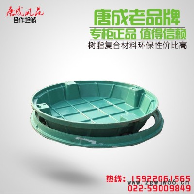 井盖公园绿化下沉式SMC树脂草坪井草盆圆形井盖700*130*30