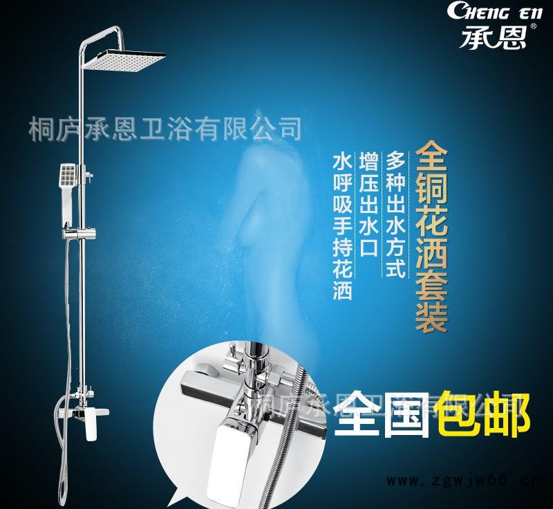 多功能淋浴花洒套装喷雾冷热水龙头淋雨喷头浴室龙头升降8024-4