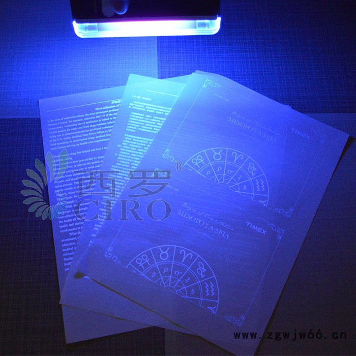 CIRO HP45喷头在线喷码机手持喷码机喷码防伪隐形墨水紫外灯蓝色墨水水性墨盒 喷码墨水图3