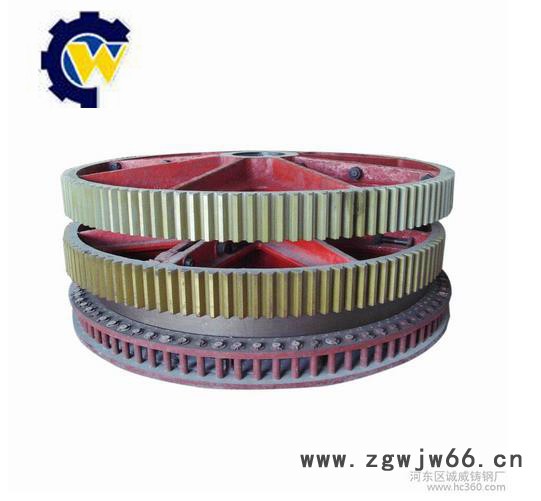 滚筒式烘干机配件供应 大齿轮图3