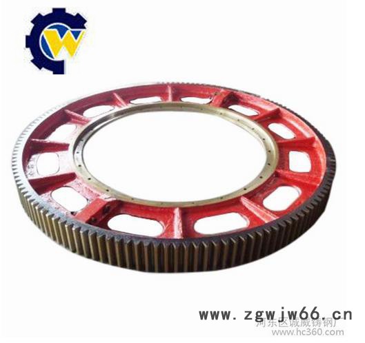 滚筒式烘干机配件供应 大齿轮图2