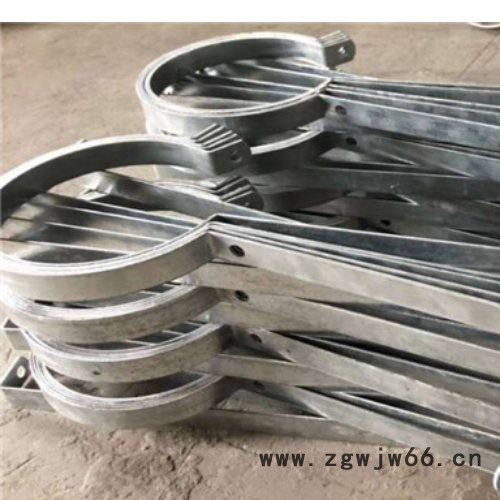 朔涵 直径80-1300mm双半圆抱箍管夹镀锌管卡厂家供应风管抱箍量大价优图3