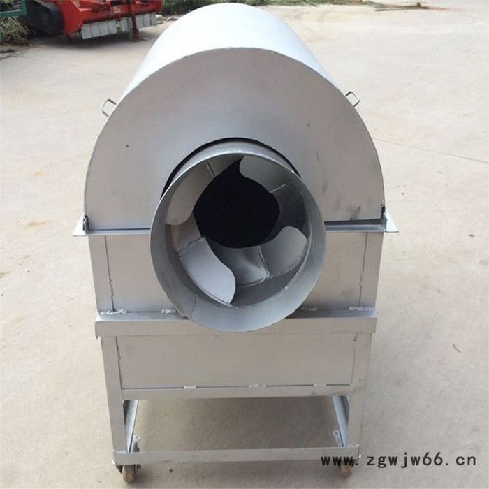 休闲食品炒货机  电磁加热炒货机  不锈钢滚筒式炒货机图2