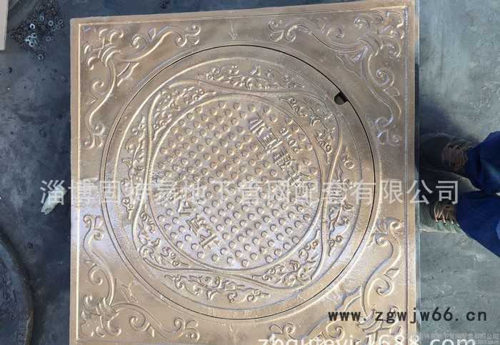 韵秋加工定制** 各种  方形铺装井盖图3