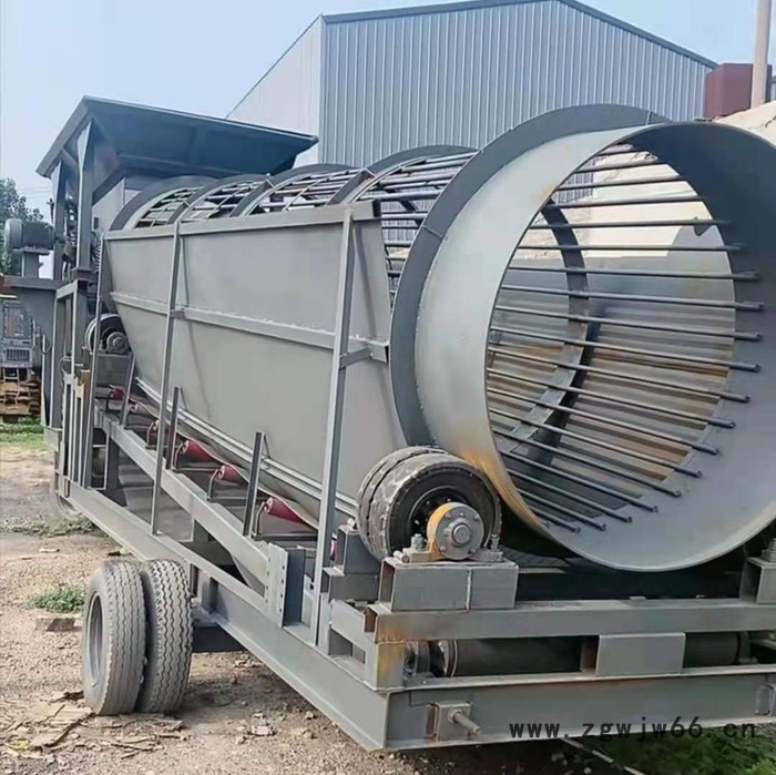 致远无轴滚筒筛石机  筛石机 无轴滚筒筛石机  欢迎咨询图4