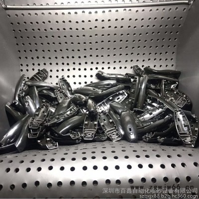 深圳大型履带式毛边处理机滚筒打砂机塑料去毛刺批锋毛边机