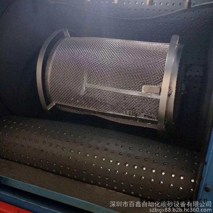 深圳大型履带式毛边处理机滚筒打砂机塑料去毛刺批锋毛边机图4