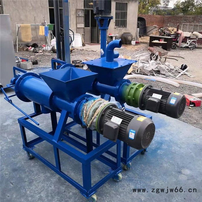 石成金   滚筒式粪便分离机过滤杂质更干净 工厂直营固液环保粪便脱水机图8