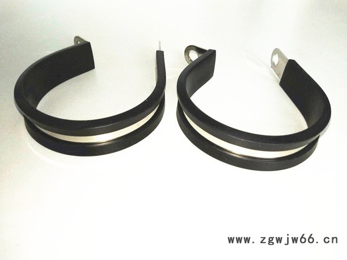 云南迪庆易科供应双层管夹 轻型管夹 抱箍图2