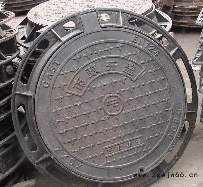 河北铸造厂供应各种规格球墨铸铁井圈井盖 河北铸造厂球墨铸铁井圈井盖(图)图2