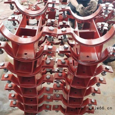 河北鹏萱管道 管托支吊架 防震支吊架 固定支吊架 定制管夹 化工支吊架