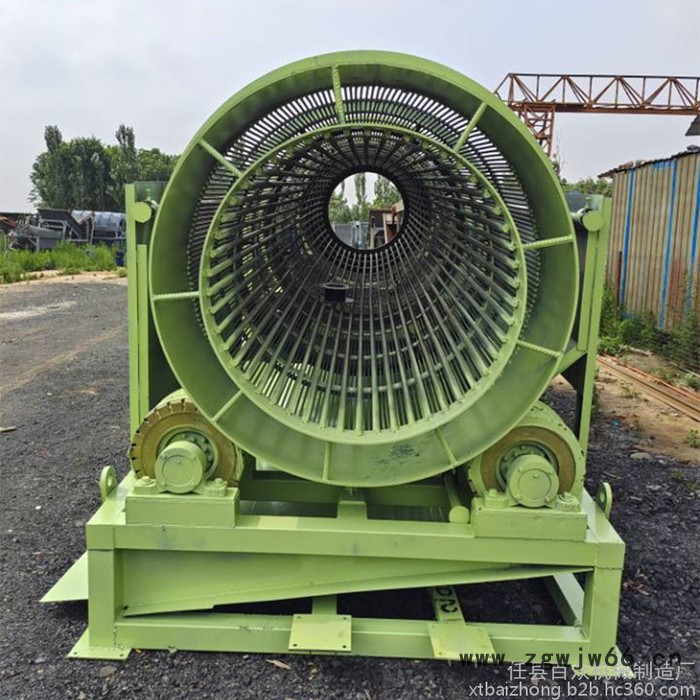 百众机械 无轴滚筒筛 砂石分离机 筛沙机 振动筛石机 筛沙机价格图5