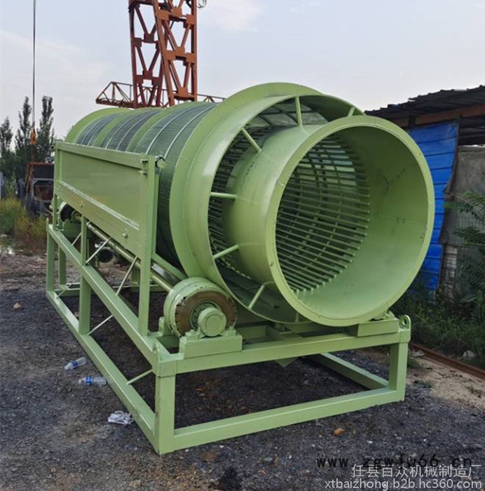 百众机械 无轴滚筒筛 砂石分离机 筛沙机 振动筛石机 筛沙机价格图7