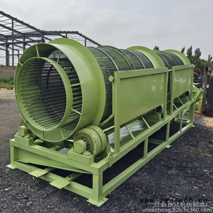 百众机械 无轴滚筒筛 砂石分离机 筛沙机 振动筛石机 筛沙机价格图8