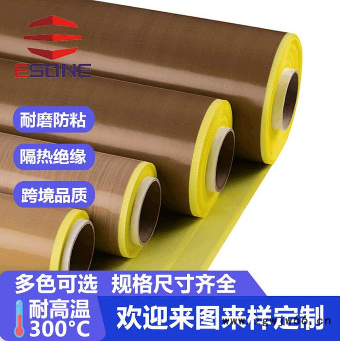 厂家供应复合机滚筒用高温胶带光滑耐高温带离型纸特氟龙漆布图5