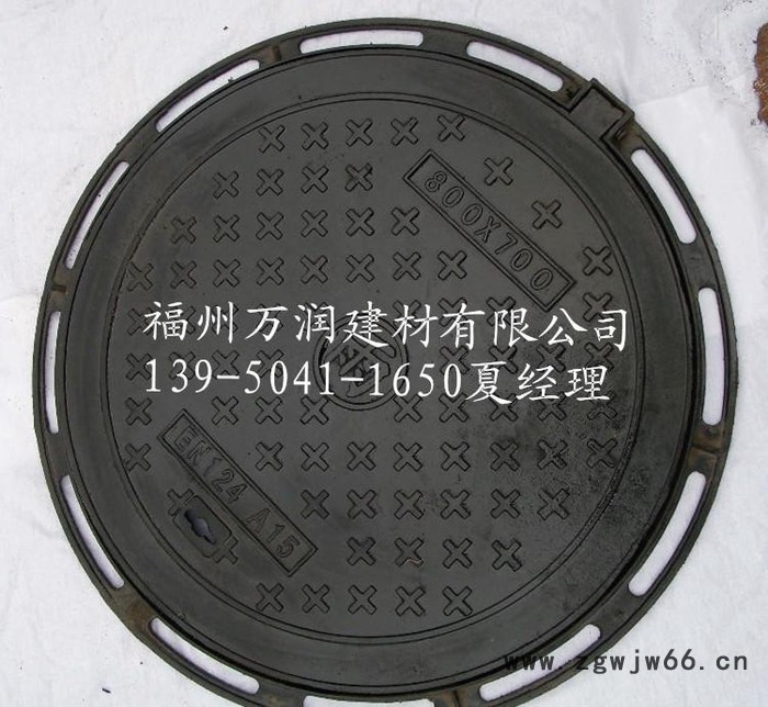 球墨铸铁井盖福建地区直销 DN700轻型A15雨污水井盖直销图2