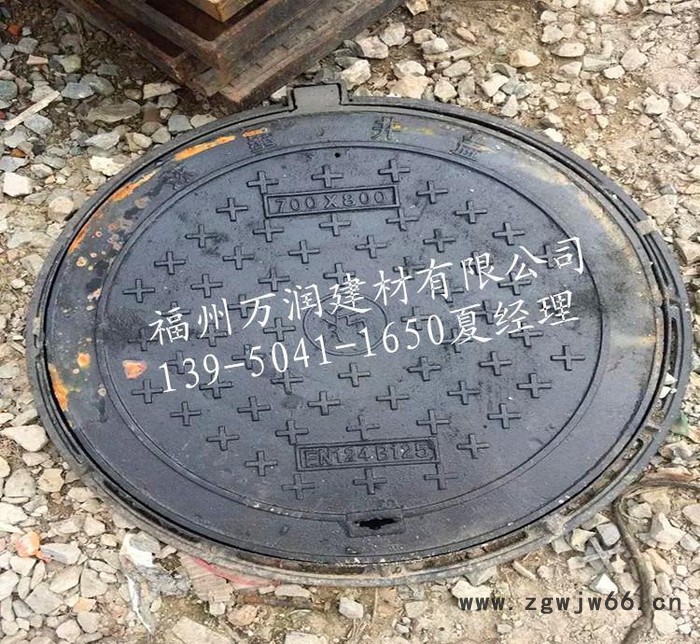 球墨铸铁井盖福建地区直销 DN700轻型A15雨污水井盖直销图3