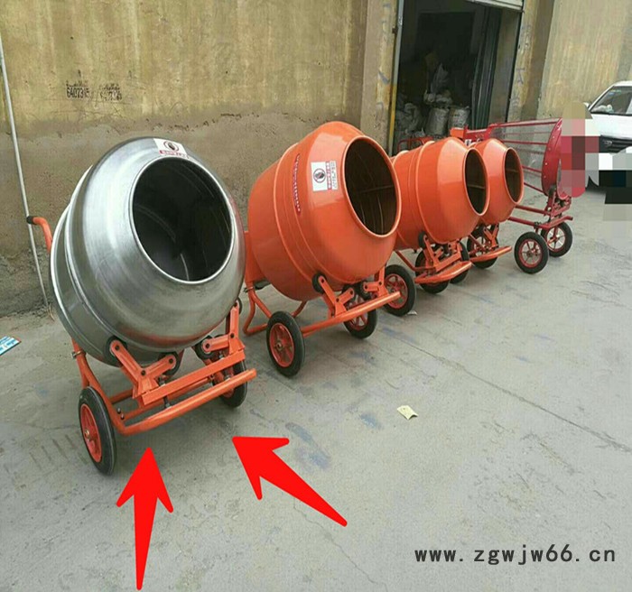 不锈钢滚筒搅拌罐 单相电砂浆混凝土搅拌机 小型混凝土搅拌机图2