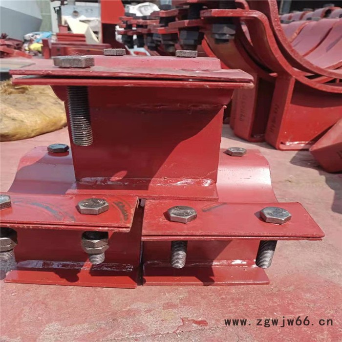 双抱箍支架 单管夹支座 抱箍支架图5