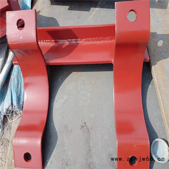 双抱箍支架 单管夹支座 抱箍支架图3