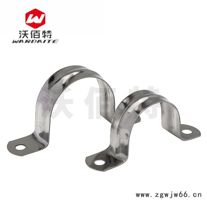 U型管卡箍抱箍马鞍管支架管扣喉箍水管夹管卡管夹骑马卡304不锈钢图3