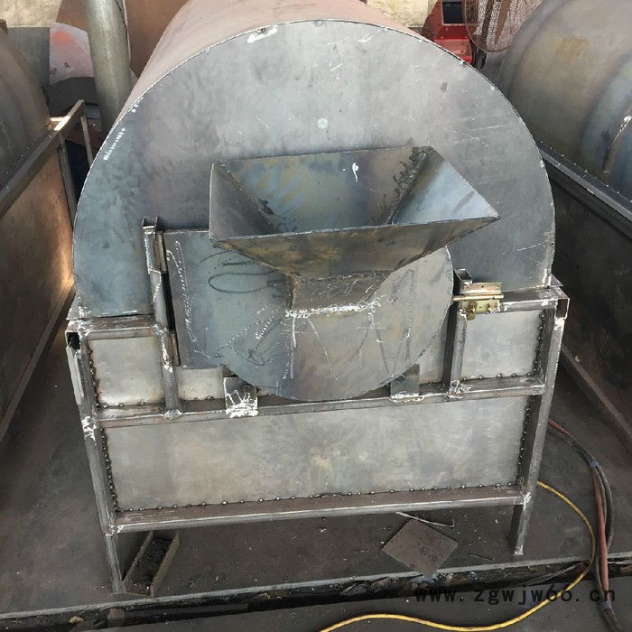 300-400斤电加热滚筒炒锅 中草药木耳食用菌炒货机 小型烘干机图5