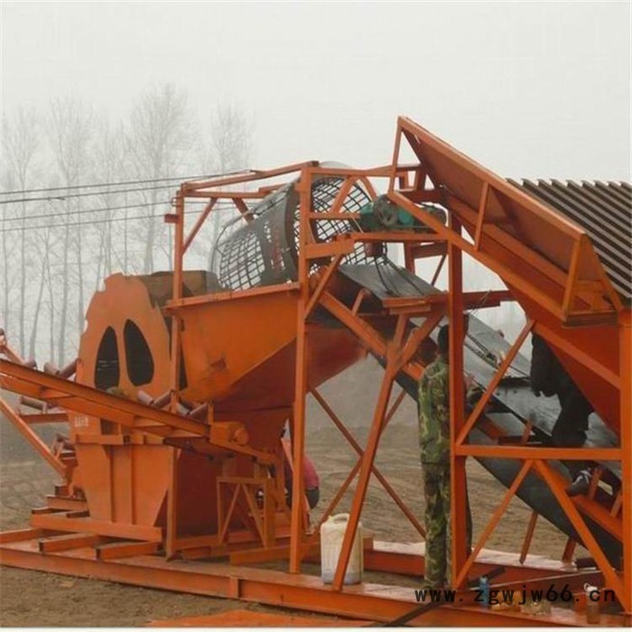 洗砂机批发 洗沙设备 滚筒洗矿机 矿山洗砂机 干湿两用洗沙机图3