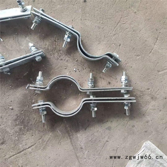 长管夹D2三孔短管夹标准型管夹志昂管道图4