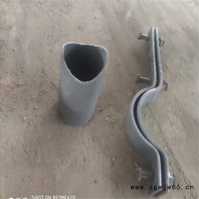 长管夹D2三孔短管夹标准型管夹志昂管道图3