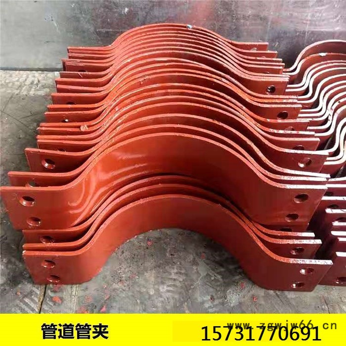 润圣厂家供应 D2三孔管夹 管道管夹 立管管夹 型号齐全 可来图定制图3