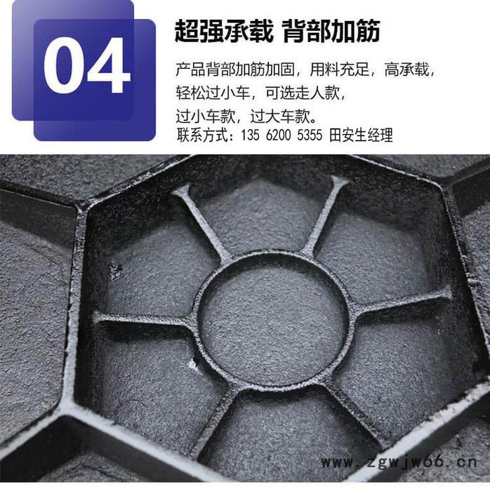 酉鸡重型 雨水井700*800球墨铸铁井盖型号E600承重10吨内图7