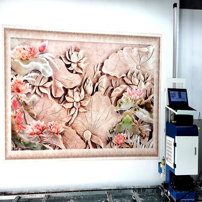 墙体彩绘机厂家4喷头工业级室内户外通用墙面喷绘机文化墙3D绘画机图8