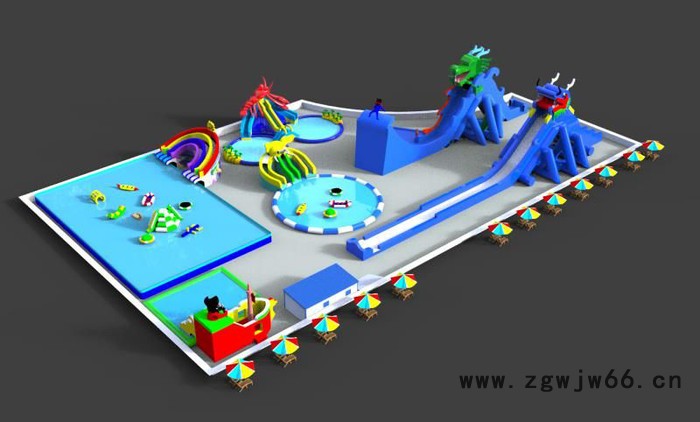 供应华豫水上充气玩具|充气水上乐园|充气水池|支架水池|水上游乐设备|水上滚筒|水上滑梯|水上漂浮物图6