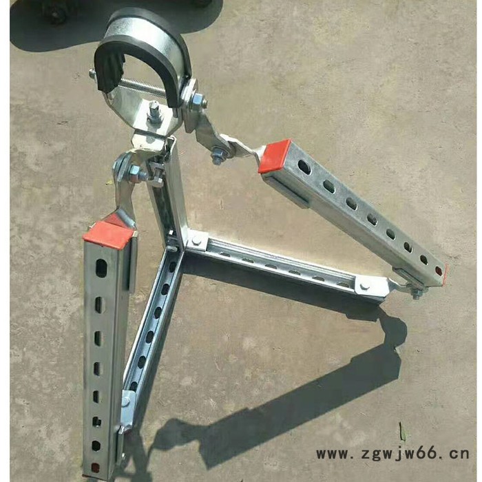 【翼凯】抗震配件 O型抱箍，U型管夹 调节器 厂家配送图3