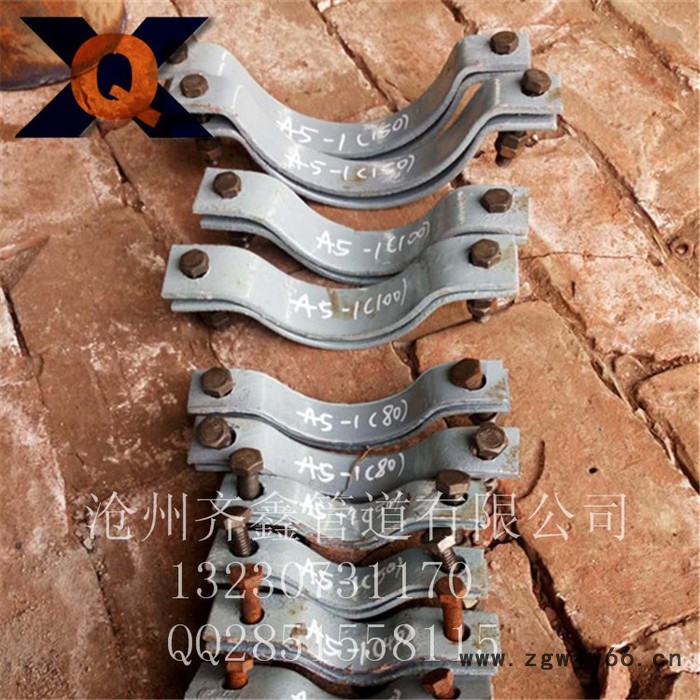 A5基准型双螺栓管夹，双孔管夹，管夹专业厂家图4