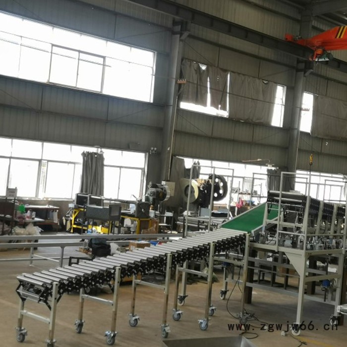 湖州灵动智能设备  辊筒辊轮伸缩输送机 FRC_P-600无动力重型伸缩滚筒线图4