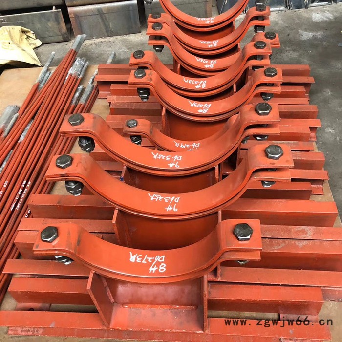 立管轴向限位管夹  管夹横担   轴向动载管夹   沧州齐鑫厂家图2