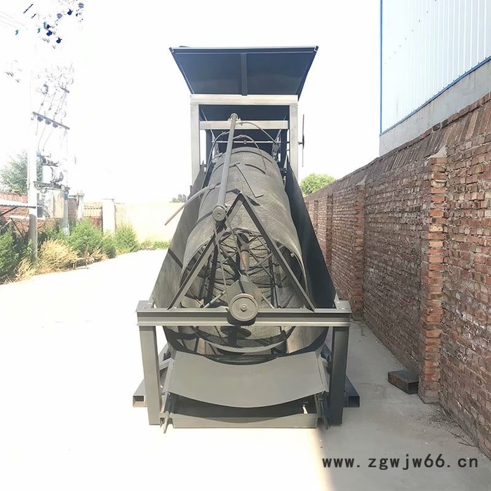 大型全自动50型滚筒筛沙一体机沙石分离洗砂设备可折叠筛沙一体机图7