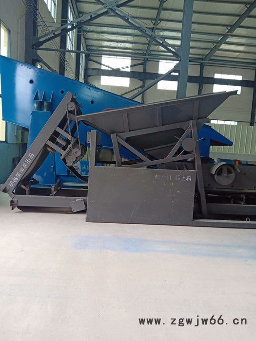 大型全自动50型滚筒筛沙一体机沙石分离洗砂设备可折叠筛沙一体机图5