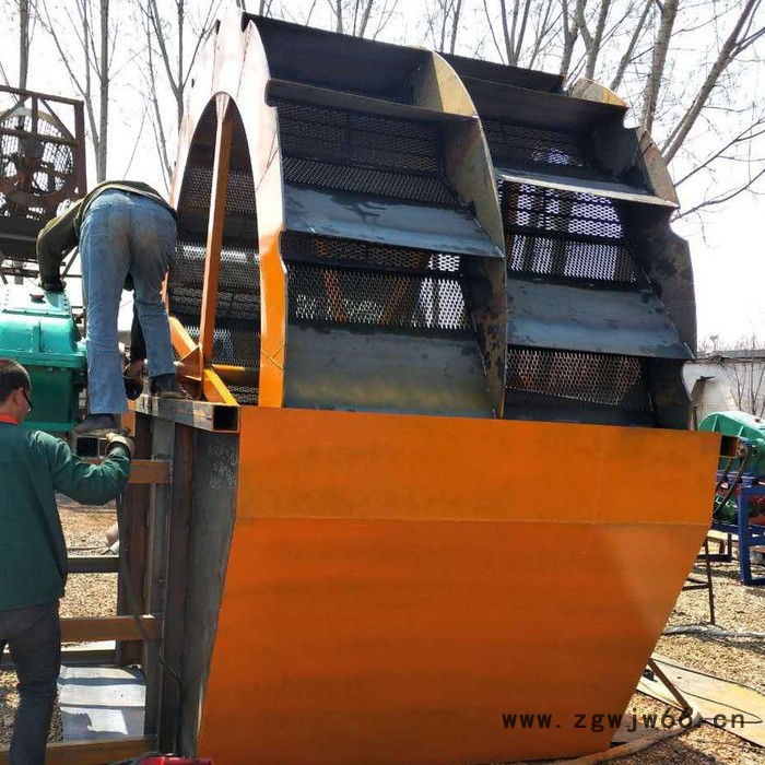 移动洗砂机 轮式洗砂机  滚筒式洗砂机 干湿两用洗砂机 **图7