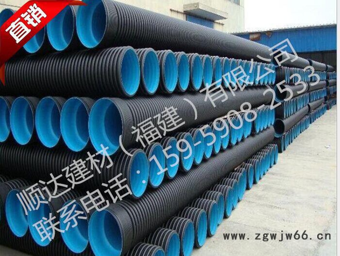 直销 福州HDPE双壁波纹管DN110混凝土井盖图3