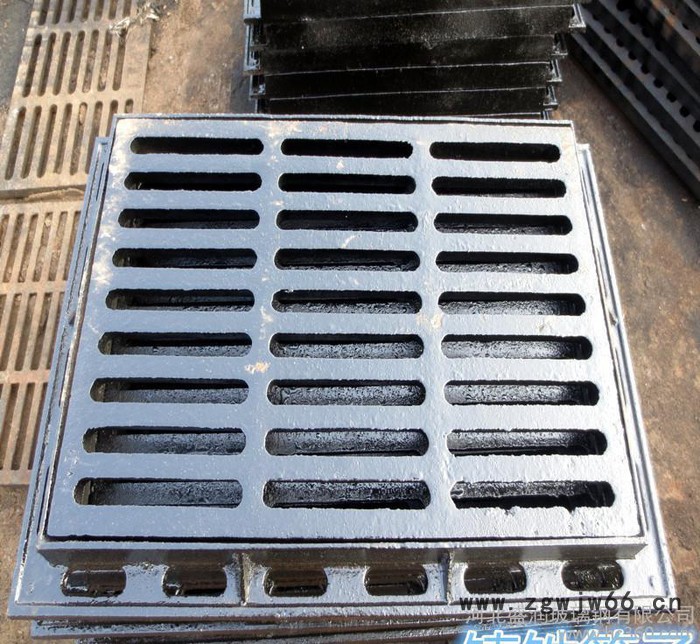 球墨铸铁雨水篦子铸铁井盖排水沟盖板铸铁井盖公路铸铁井盖图2