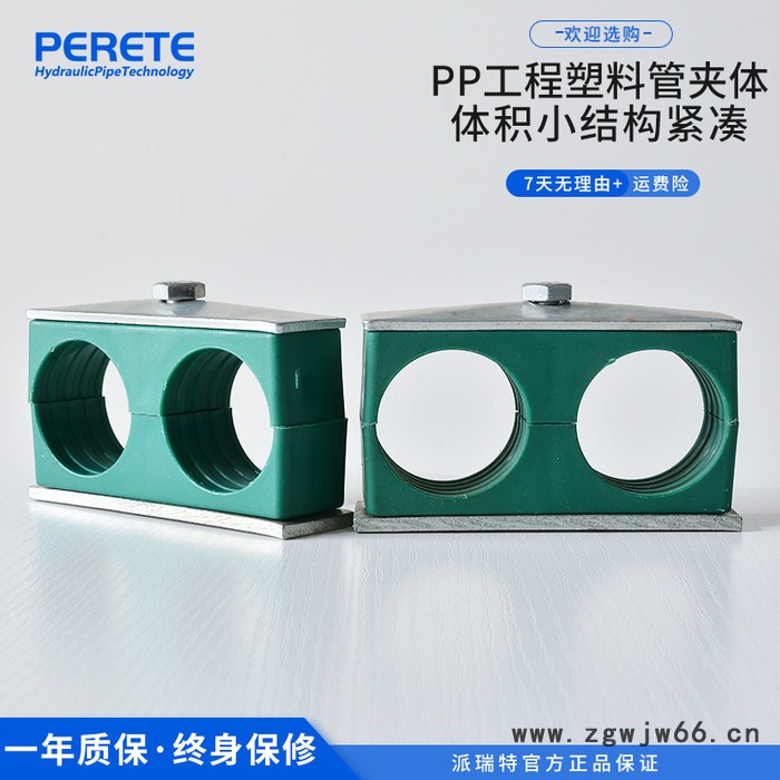 派瑞特SXT*G1 轻型管夹 轻型双孔管夹 油管化工轻型塑料管夹 现货图4