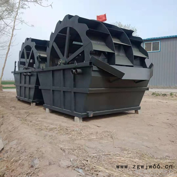 鹏润双槽 洗砂机滚筒洗砂机高效洗砂机轮斗式洗砂机筛沙机厂家图5