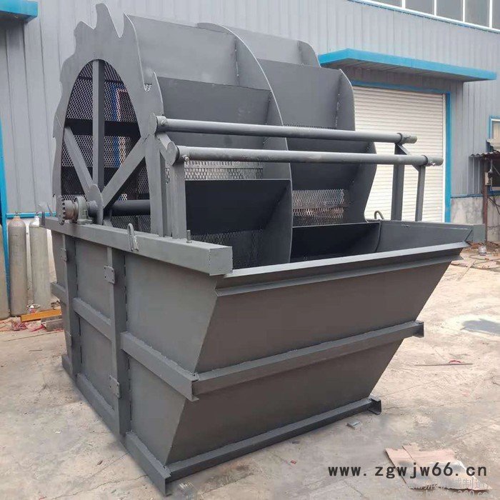 鹏润双槽 洗砂机滚筒洗砂机高效洗砂机轮斗式洗砂机筛沙机厂家图2