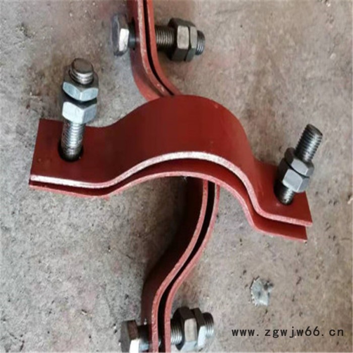 临汾热力定制 DN350不锈钢管夹 河北昊盐 管夹厂家 专业生产 碳钢管夹 质量好 价格低图4