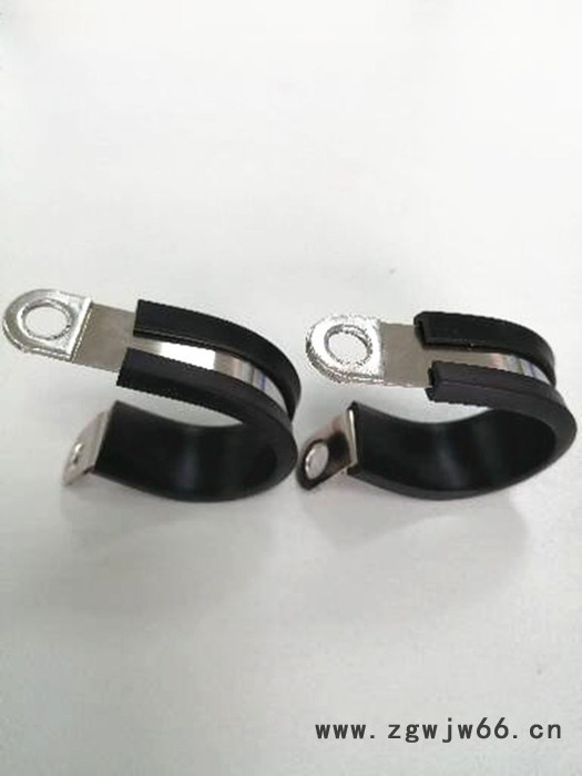 北京易科橡胶管夹 不锈钢R型管夹  线卡 骑马卡图6